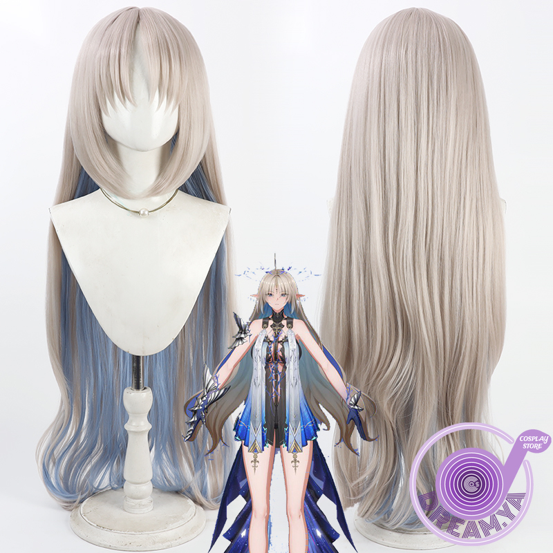 Anime Cosplay Wig Heat Resistant - カーテシエア コスプレウィッグ ウルスリーハイブ ジェイドブルー ロング 100cm