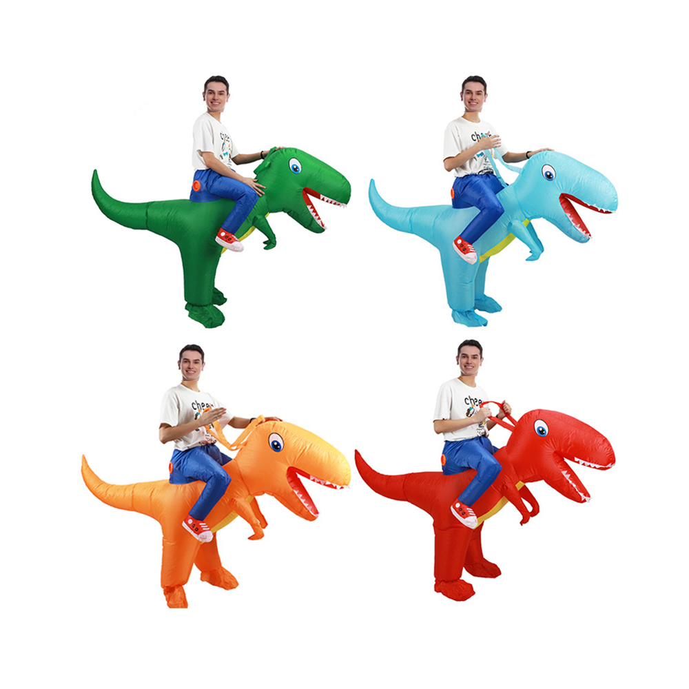 Inflatable Dinosaur Costume Adult - AdultHot キッズ グリーン インフレータブル恐竜コスチューム アニメ マスコット