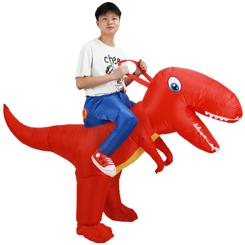 AdultHot キッズ グリーン インフレータブル恐竜コス - Inflatable Dinosaur Costume Adult のレビューと価格