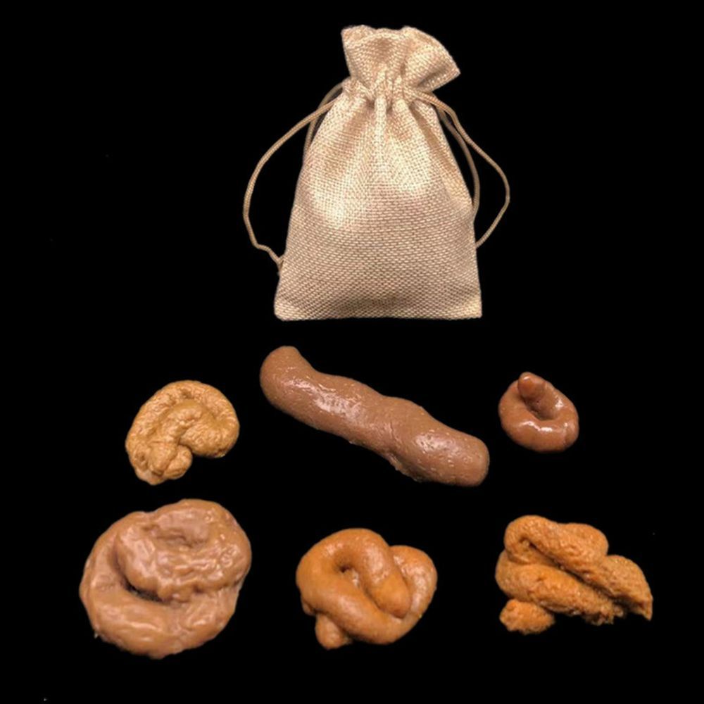 6個入り タードトリッキー フールズデー ストレス解消 フェ - Fake Poop Gag Gift のレビューと価格