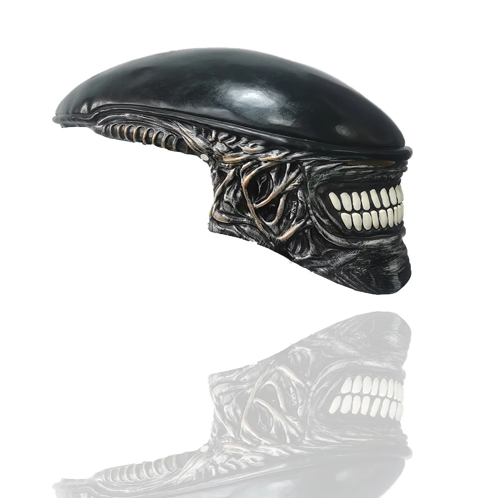 恐ろしい外星人プレデターのラテックス製ヘッドギア、コスプレ衣 - Latex Alien Mask Realistic のレビューと価格