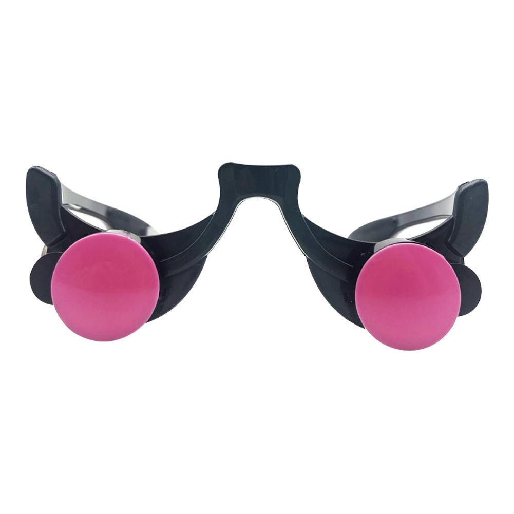 面白い赤い目のLEDライトグラス,ハロウィーンのピエロのコス - Glow In The Dark Party Glasses のレビューと価格