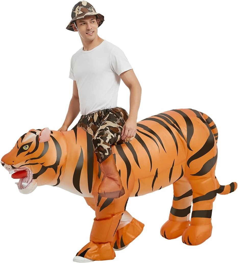 大人用ハロウィーンコスチューム、女性・男性向け、面白い空気で - Costumes のレビューと価格