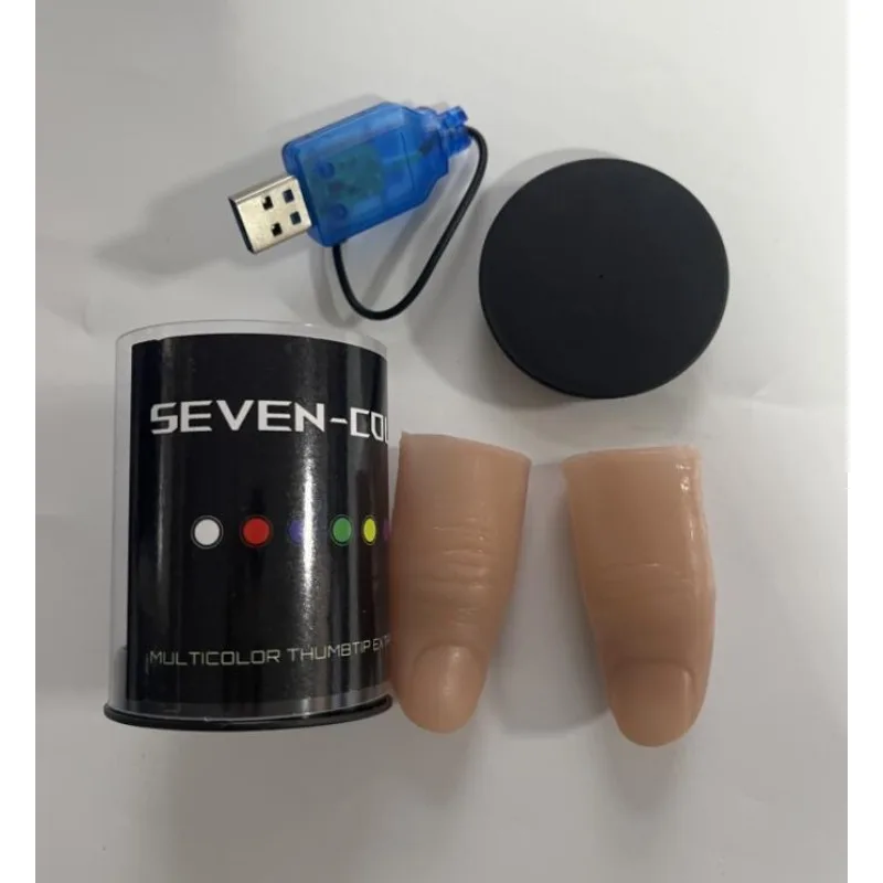 LEDライトセット,7色,超軽量,マジックトリック,プロのラ - Thumb Tip Magic Trick Set のレビューと価格